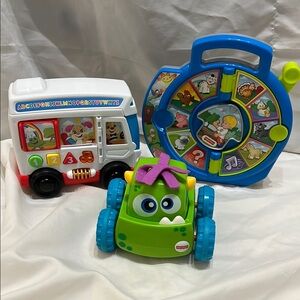 Fisher-Price Laugh Learn Around Town & Little People See and Say & Monster Truck